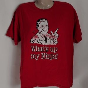 Carbon Shirts - What's Up My Ninja vintage T shirt Carbon Shirts - What's Up My Ninja vintage T shirt
